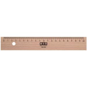 Holzlineal 20 cm M+R 719200000 (4004627260027)