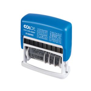 Colop Datumstempel Mit Text Mini-info-dater S120/wd Selbstfärbend Blau Rot Ohne Logo, 1 St. 104959 (9004362356172)