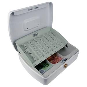 Geldzählkassette Office 255x200x75 mm weiß BURG-WÄCHTER ZK 2257 EURO (4003482287309)