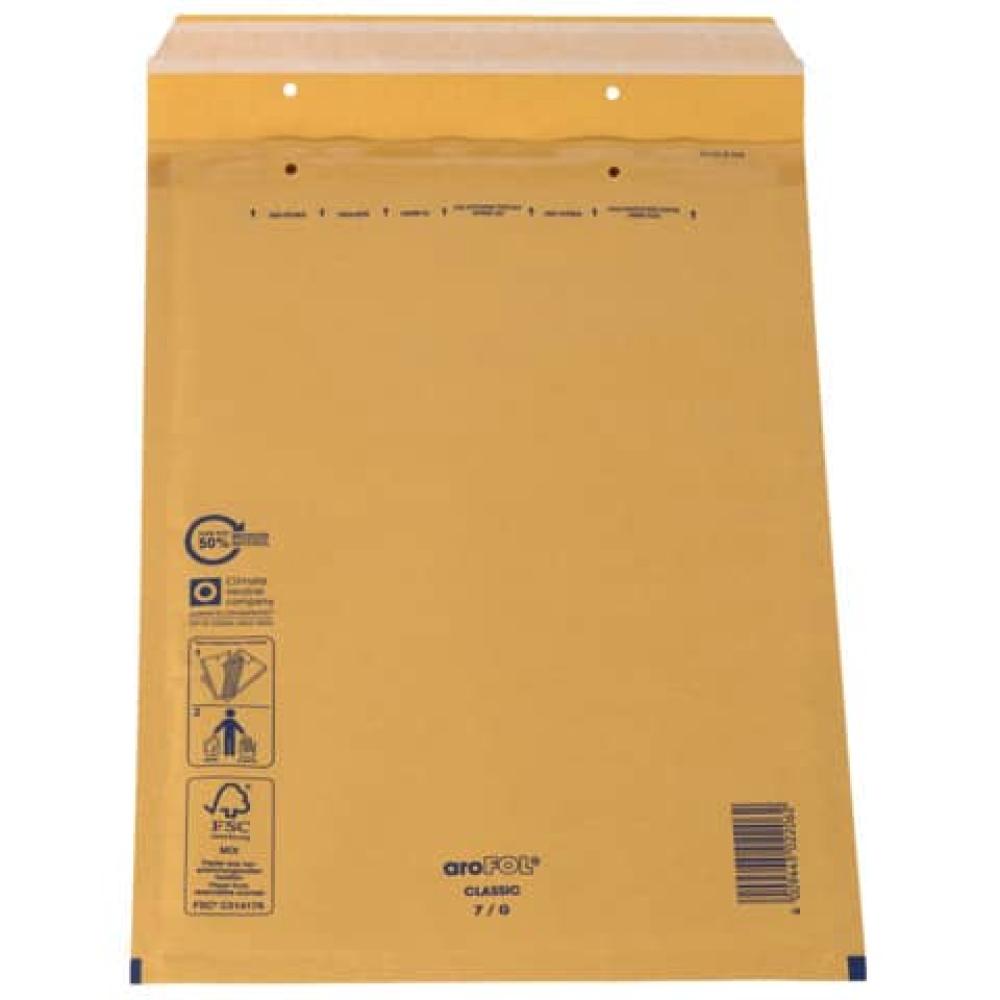 Luftpolstertaschen Nr. 7 230x340 mm braun 100 Stück AROFOL 2FVAF000007 (4009445010670)