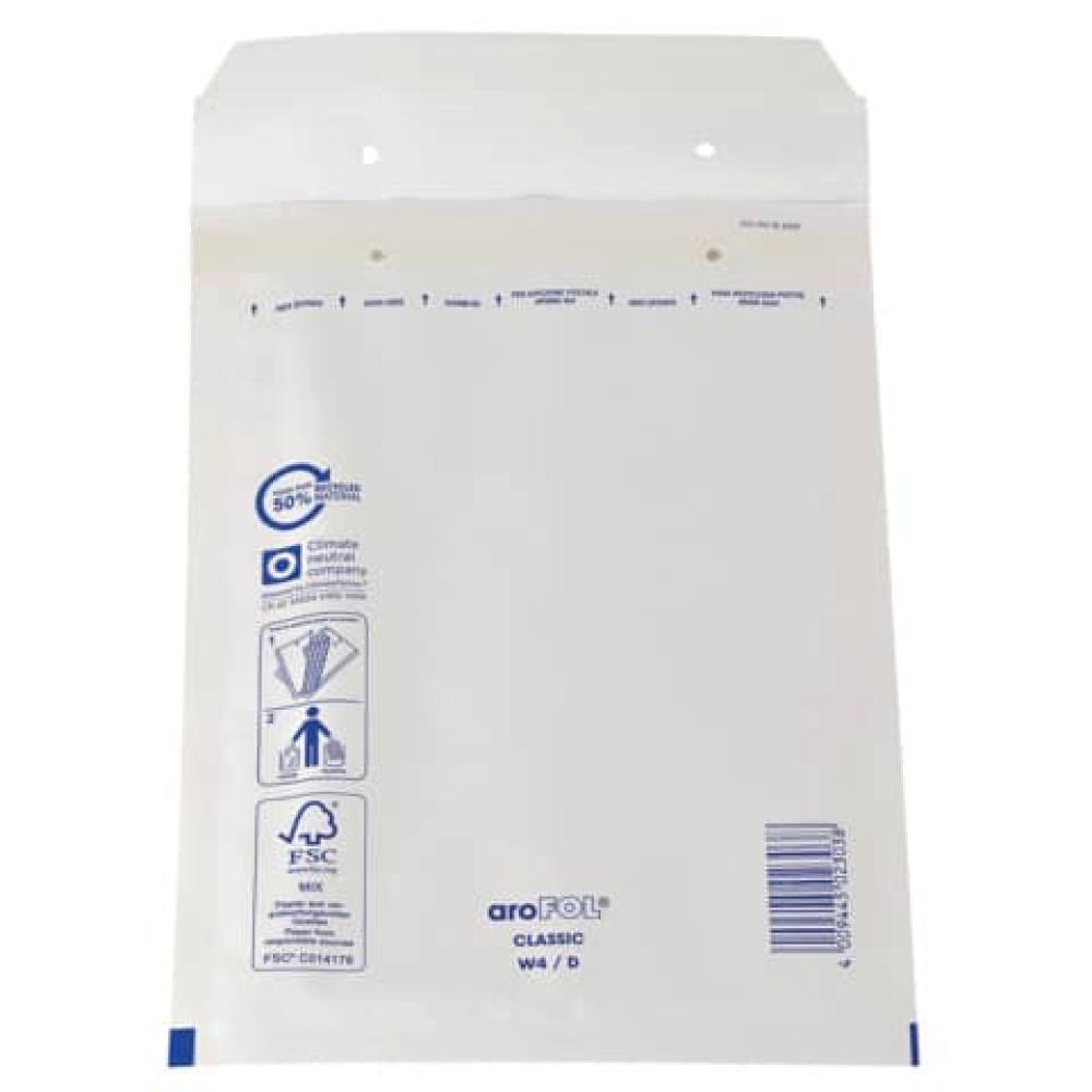 Luftpolstertaschen Nr. 4, 180x265 mm weiß 10 Stück AROFOL 2FVAF000184 (4009445808772)