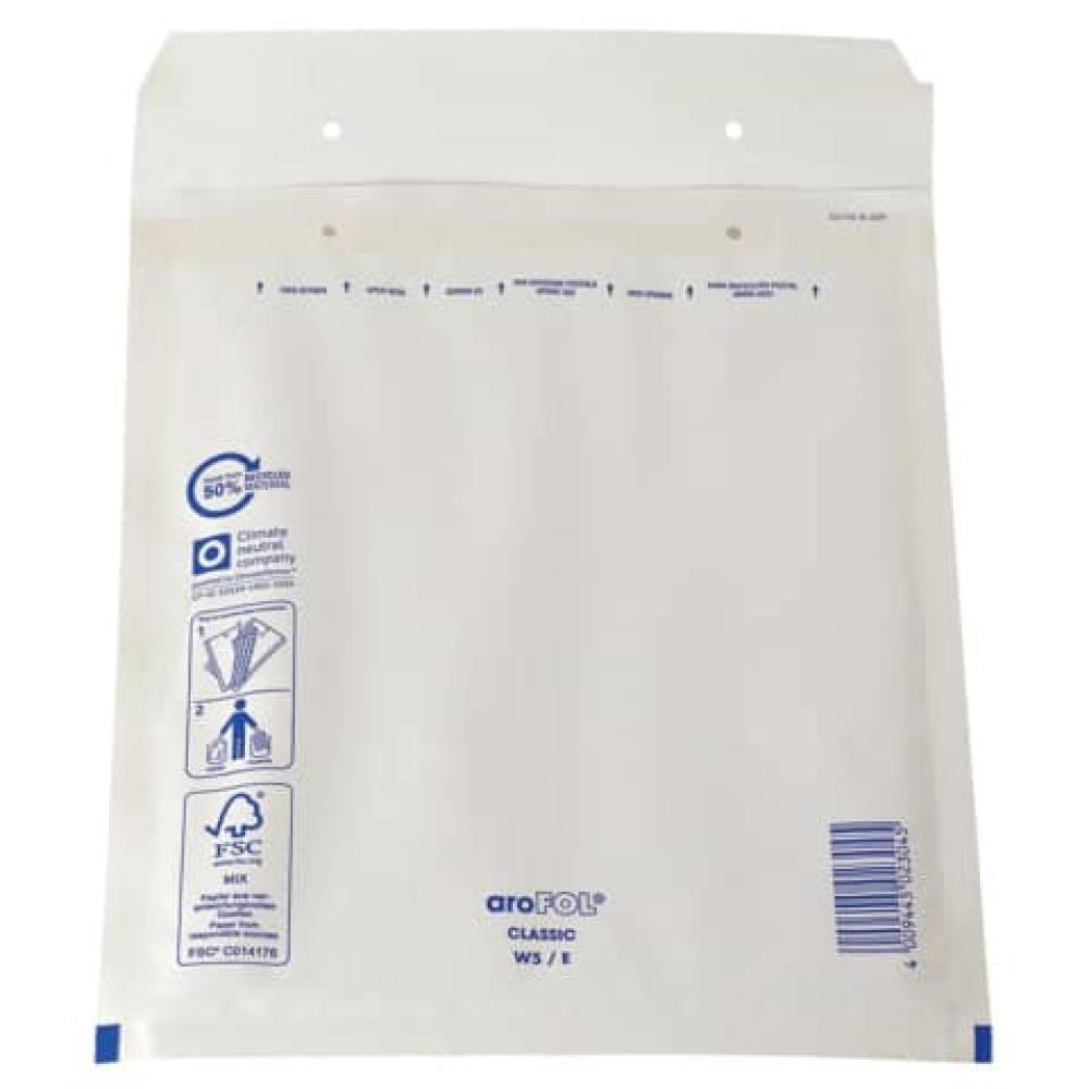 Luftpolstertaschen Nr. 5, 220x265 mm weiß 10 Stück AROFOL 2FVAF000185 (4009445808789)
