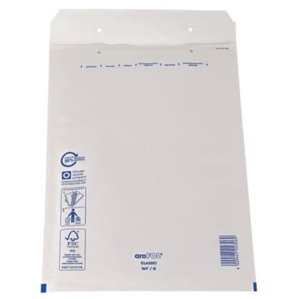 Luftpolstertaschen Nr. 7, 230x340 mm weiß 10 Stück AROFOL 2FVAF000187 (4009445808802)