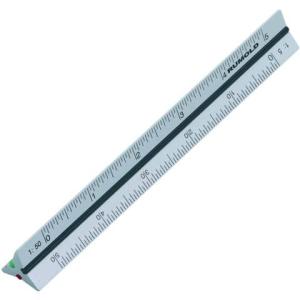 Rumold Dreikantmaßstab 10,0 Cm, Silber 195 1-10 (4012108149105)