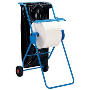 Fahrbarer Bodenständer für L20 Wischtuch-Großrollen blau WYPALL 6155 (5027375002342)