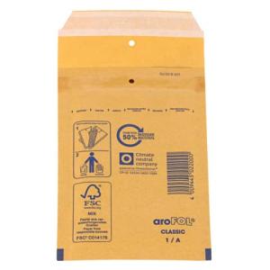 Luftpolstertaschen Nr. 1 100x165 mm braun 200 Stück AROFOL 2FVAF000001 (4009445008790)