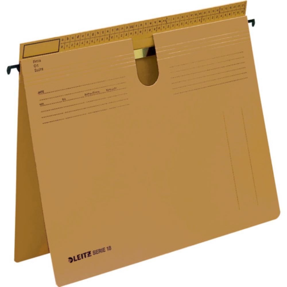 1834 Hängehefter SERIE 18, kfm. und Amtsheftung Natronkarton naturbraun Leitz 1834-00-00 (4002432303229)