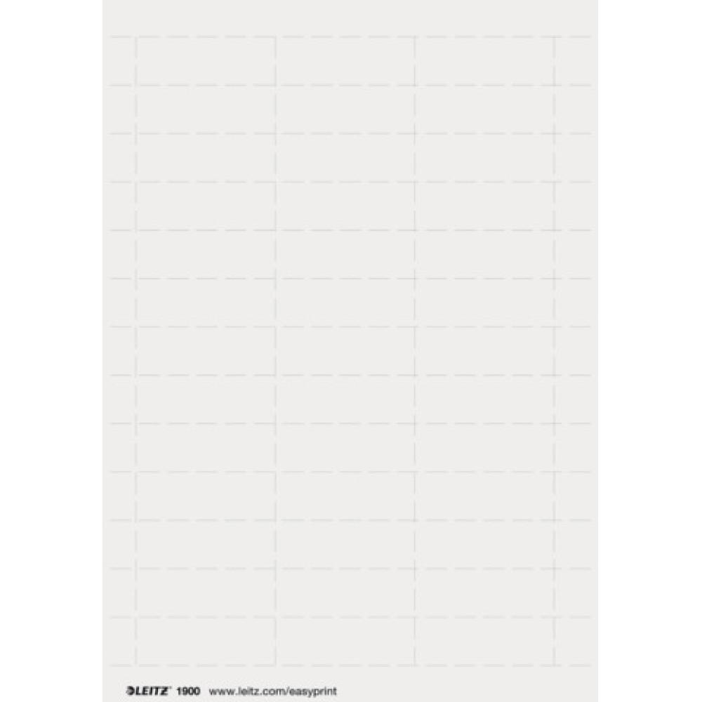 1900 Blanko-Schildchen PC-beschriftbar Karton 975 Stück weiß Leitz 1900-00-01 (4002432335244)