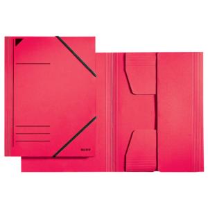 3981 Eckspannermappe A4, 250 Blatt Pendarec-Karton (RC) rot Leitz 3981-00-25 (4002432329779)
