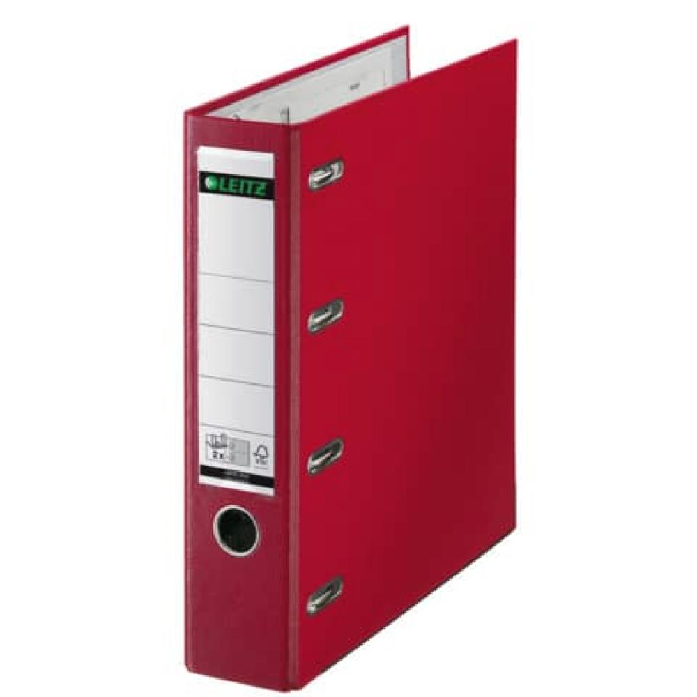 Plastik-Doppelordner, für 2 x A5 quer, 75 mm, rot LEITZ 1012-00-25 (4002432300716)