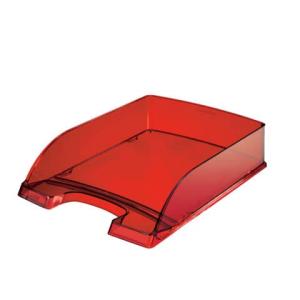 5226 Briefkorb Transparent Plus A4, Polystyrol rot Leitz 5226-00-28 (4002432370825)