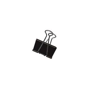 Foldback-Klammern 41 mm Klemmvolumen 19 mm schwarz 10 Stück Q-CONNECT KF01285 (5705831012851)
