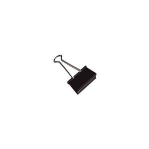 Foldback-Klammern 51 mm Klemmvolumen 28 mm schwarz 10 Stück Q-CONNECT KF01286 (5705831012868)