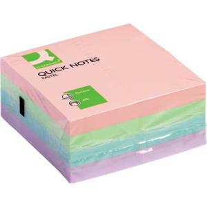 Haftnotiz-Würfel Pastellfarben 76x76 mm Q-CONNECT KF01347 (5705831013476)