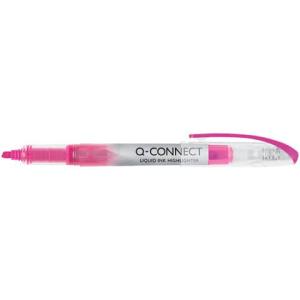 Textmarker Liquid Ink ca. 1 4 mm pink Q-CONNECT KF00398 (5705831003989)