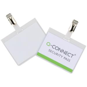 Namensschilder mit Clip geschlossen 90x60 mm Q-CONNECT KF01562 (5705831015623)