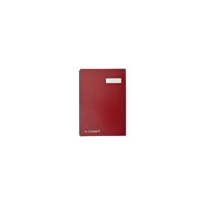 Unterschriftsmappe 20 Fächer rot Q-CONNECT KF31011 (5705831310117)
