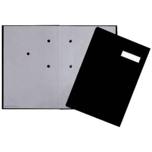 Unterschriftsmappe 20 Fächer schwarz Q-CONNECT KF31014 (5705831310148)