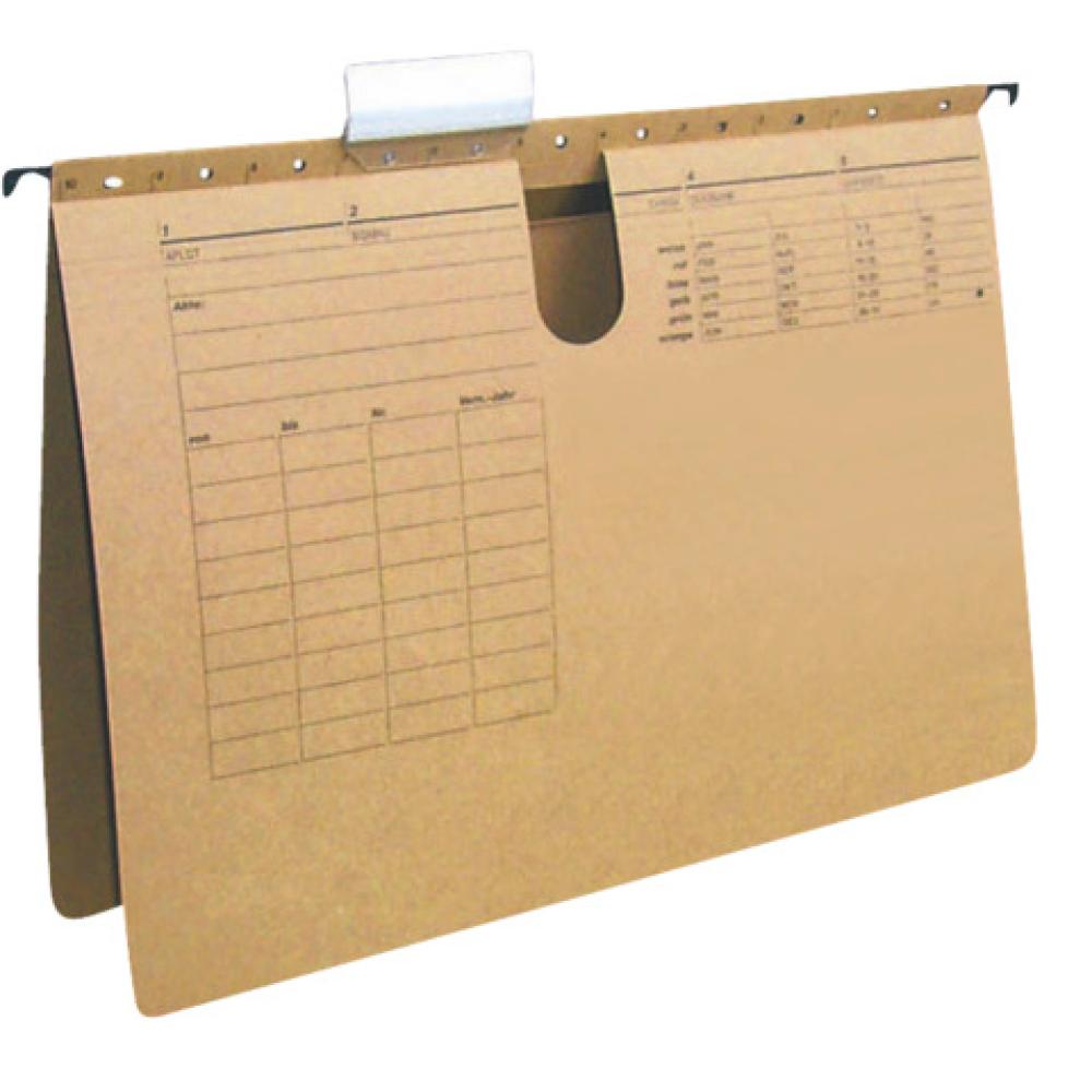 Hängehefter kfm. Heftung naturbraun Q-CONNECT KF00554 (5705831005549)