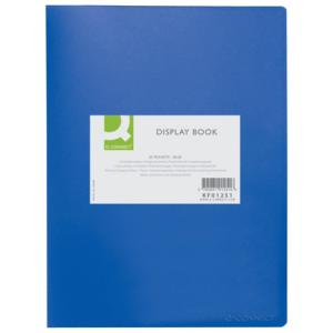 Sichtbuch 20 Hüllen Einband PP 450 mym blau Q-CONNECT KF01251 (5705831012516)