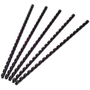 Plastik-Binderücken 8 mm für 45 Blatt schwarz 100 Stück Q-CONNECT KF24018 (5705831240186)