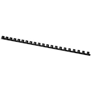 Plastik-Binderücken 10 mm für 65 Blatt schwarz 100 Stück Q-CONNECT KF24020 (5705831240209)