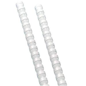 Plastik-Binderücken 12 mm für 95 Blatt weiß 100 Stück Q-CONNECT KF24023 (5705831240230)