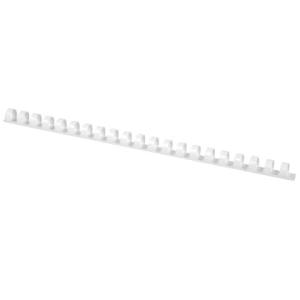 Plastik-Binderücken 14 mm für 105 Blatt weiß 100 Stück Q-CONNECT KF24052 (5705831240520)