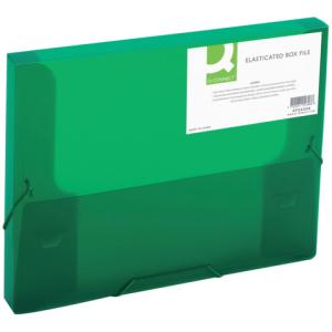 Sammelbox A4, 250 Blatt PP grün transluzent Q-CONNECT KF02308 (5705831023086)