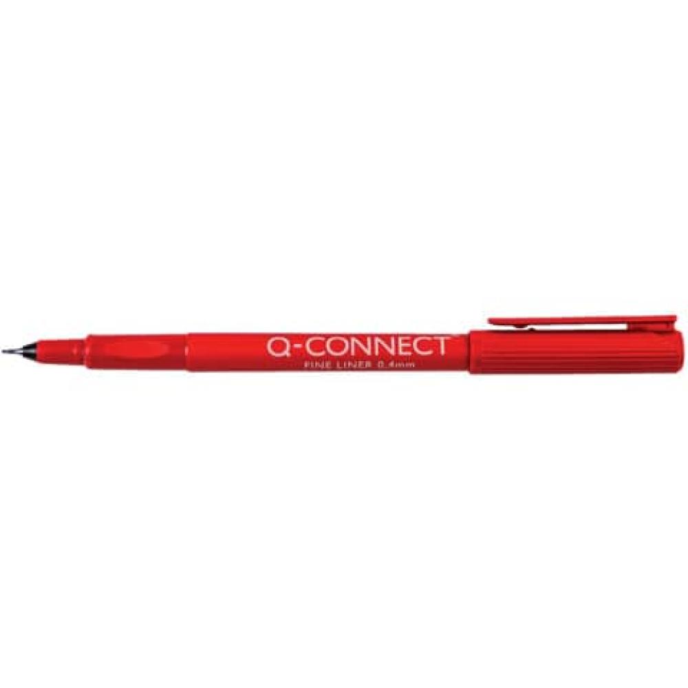 Feinschreiber 0,4 mm rot Q-CONNECT KF25009 (5706002019969)