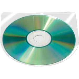 CD DVD-Hüllen selbstklebend ohne Lasche transparent 10 Stück Q-CONNECT KF27030 (5705831270305)