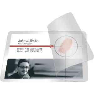 Kaltlaminierhülle Visitenkarten 200 100 mym 66x100mm 10 Stück Q-CONNECT KF27057 (5705831270572)
