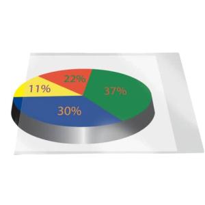 Dokumententaschen A4 (21,0x29,7 cm) 5 Stück Q-CONNECT KF27053 (5705831270534)