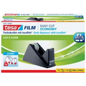 Tischabroller Easy Cut Economy Sparpack für Rollen bis 33 mx19 mm gefüllt schwarz TESA 59327-00000-01 (4042448197375)