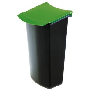 Abfall-Einsatz für Papierkorb MONDO, schwarz/ grün HAN 1843-05 (4012473184312)