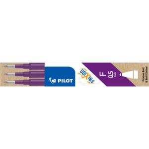 Tintenrollermine FriXion BLS-FR5 0,3 mm violett 3er Pack PILOT BLS-FR5-S3-V (4902505422874)