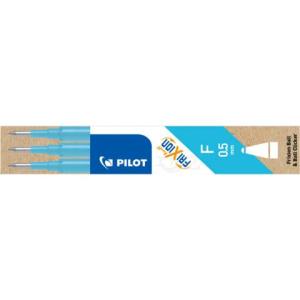 Tintenrollermine FriXion BLS-FR5 0,3 mm hellblau 3er Pack PILOT BLS-FR5-S3-LB (4902505422881)