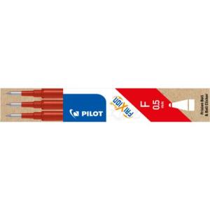Tintenrollermine FriXion BLS-FR5 0,3 mm rot 3er Pack PILOT BLS-FR5-S3-R (4902505422843)