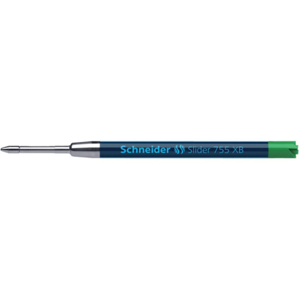 Kugelschreiber Großraummine Slider 755 XB grün (dokumentenecht) SCHNEIDER 175504 (4004675078544)