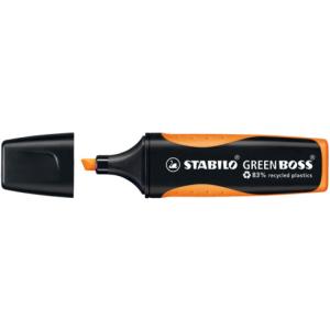 Umweltfreundlicher Textmarker GREEN BOSS Einzelstift orange STABILO 6070/54 (4006381436670)