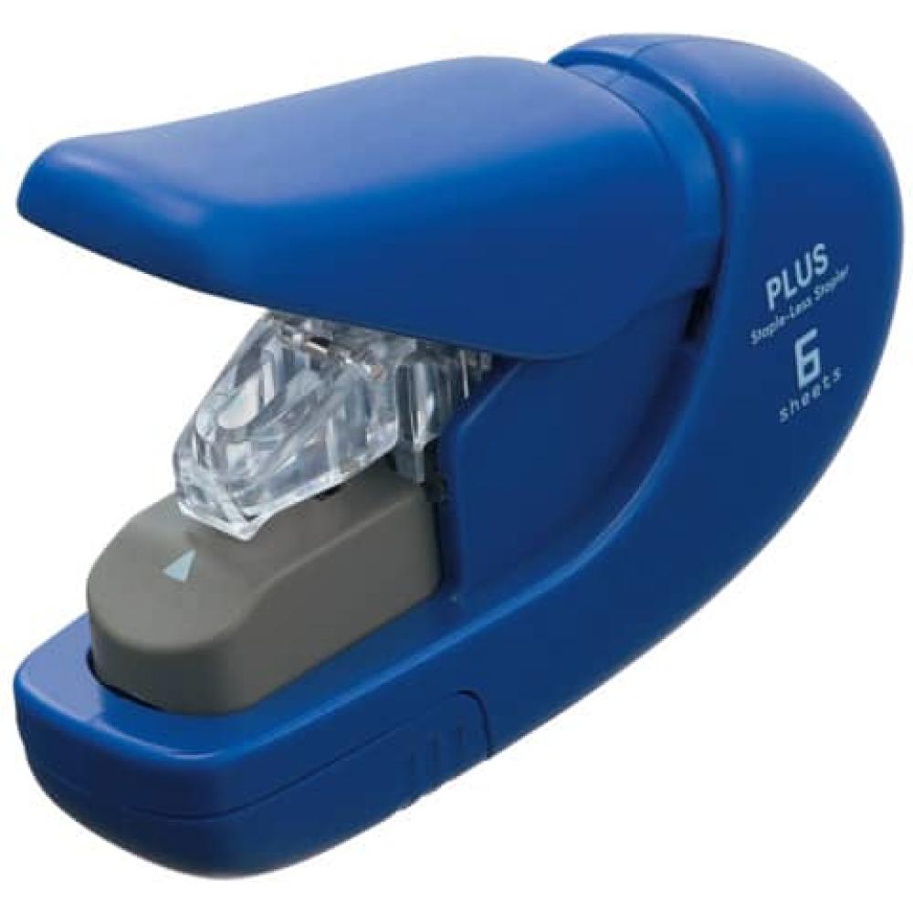 Heftgerät klammerlos bis 5 Blatt blau PLUS JAPAN 31147 (4977564529000)