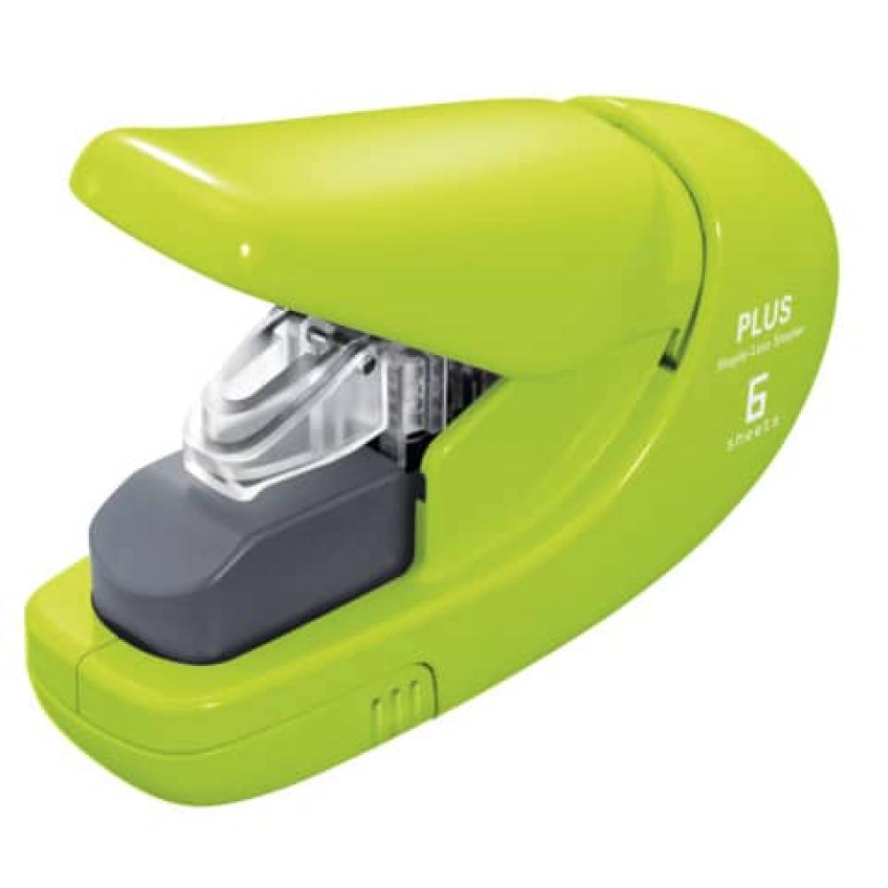 Heftgerät klammerlos bis 5 Blatt grün PLUS JAPAN 31146 (4977564528997)