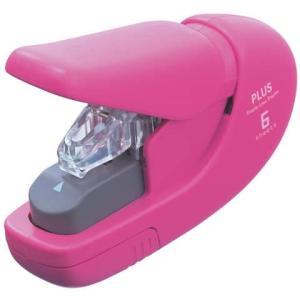 Heftgerät klammerlos bis 5 Blatt pink PLUS JAPAN 31148 (4977564529017)