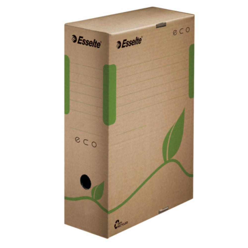 Archiv Box ECO 100 mm Karton naturbraun Esselte 623917 (4049793026244)
