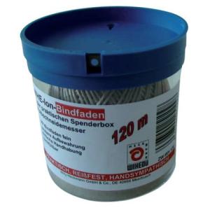 Kordelbox mit Bindfaden (PP) fein bis 5 kg 120 m WIHEDÜ 250.109 (4066300251098)
