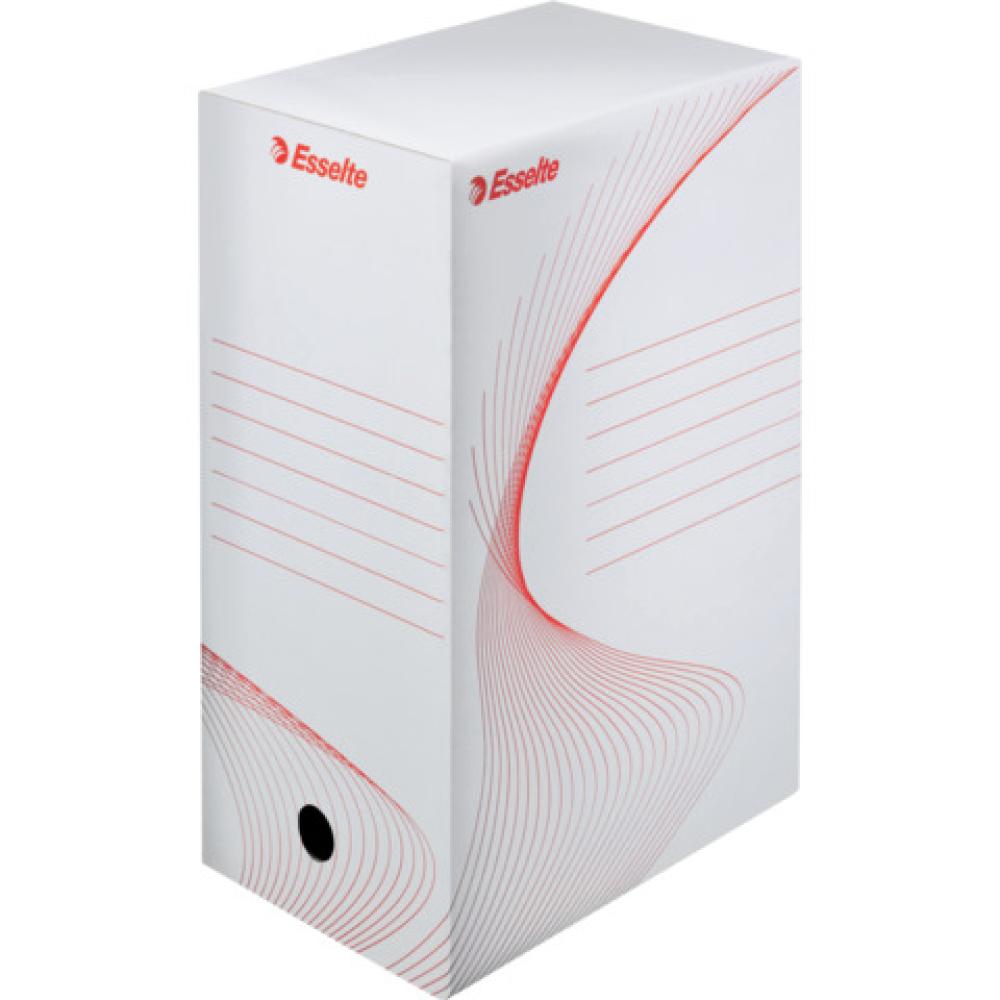 Ablagebox Top Archiv System weiß rot Esselte 128602 (3249441286025)