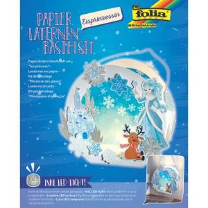 Bastelset Laterne Eisprinzessin mit LED FOLIA 68107 (4001868105261)