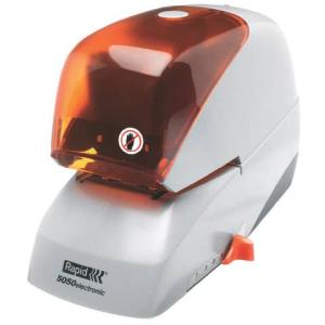 Elektrisches Flachheftgerät R5050E 50 Blatt silber orange RAPID 20993214 (7313469932144)