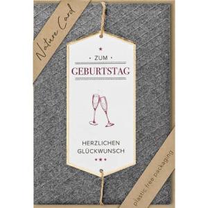 Geburtstagskarte Nature Card inkl. Umschlag BSB 69-3008-2 (4000867730689)