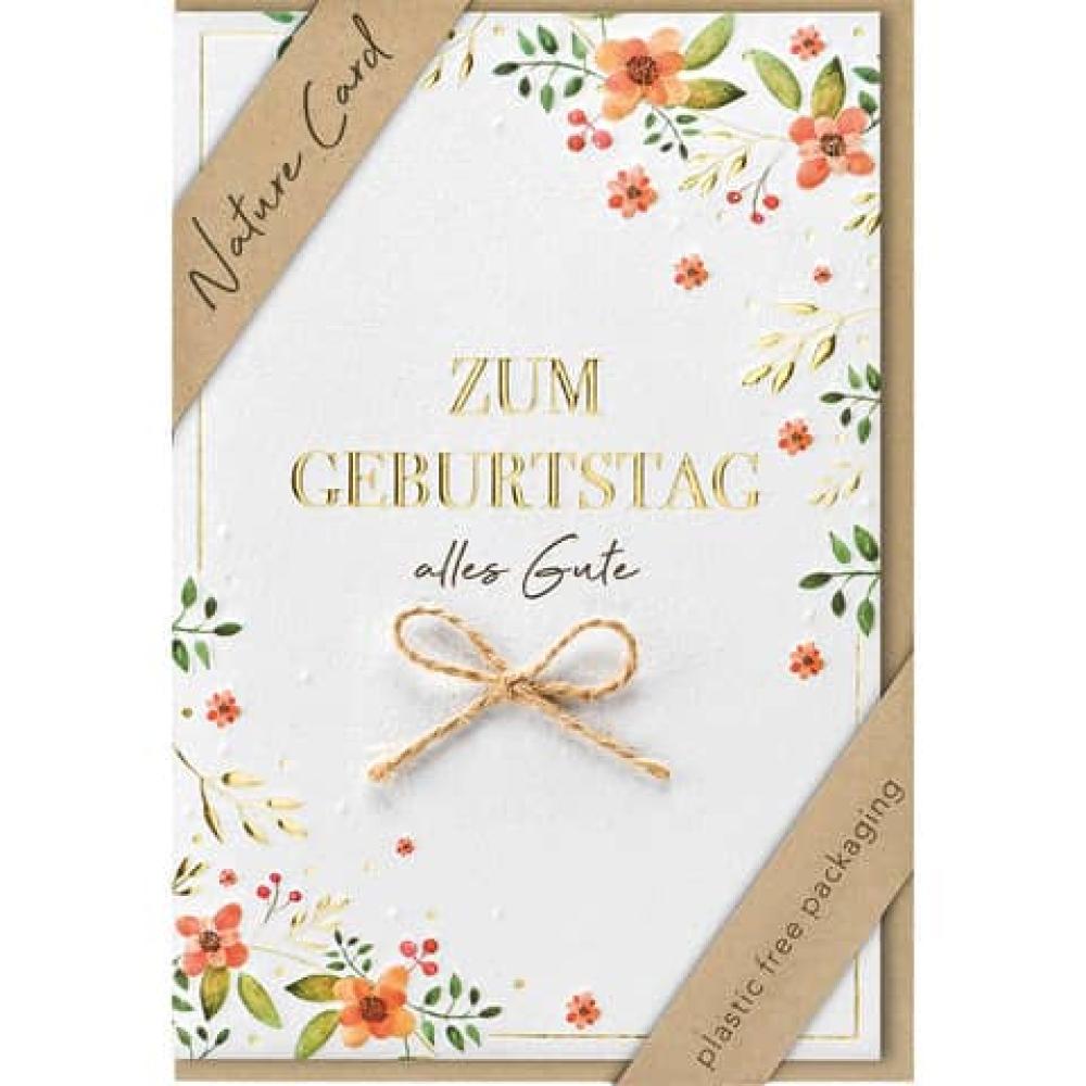 Geburtstagskarte Nature Card inkl. Umschlag BSB 69-3010-2 (4000867730702)